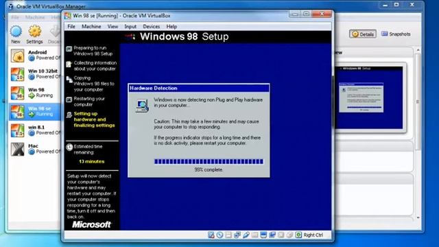 win 98 se installation смотреть онлайн