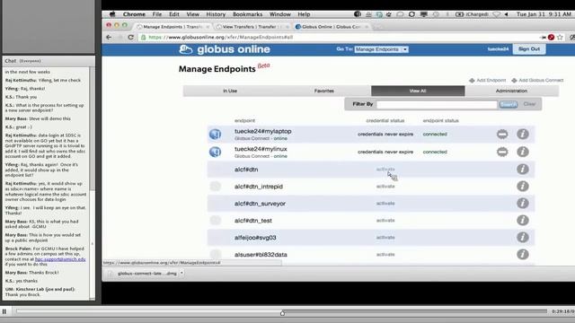 1/2012 GlobusOnline Webinar смотреть онлайн