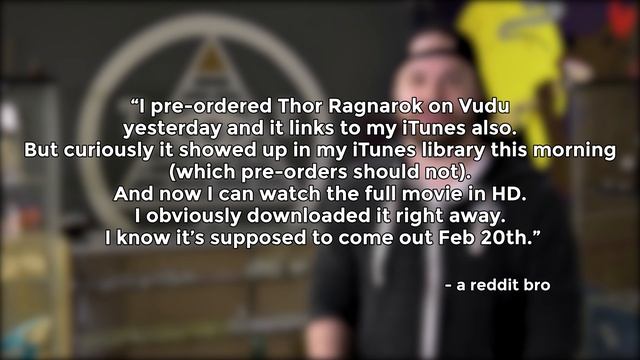 Thor Ragnarok Digital Leaks Due to iTunes Blunder смотреть онлайн