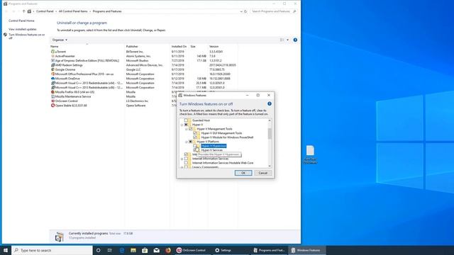 Enabling Hypervisor on Windows 10 смотреть онлайн