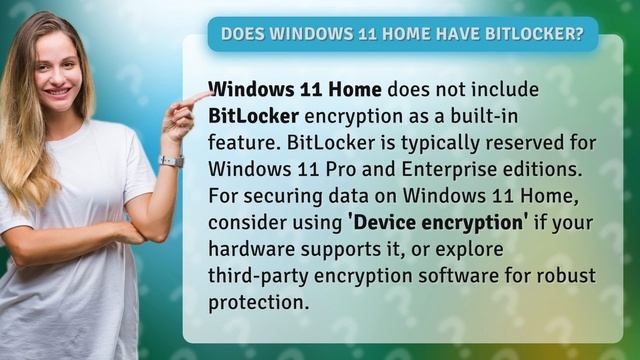 Does Windows 11 home have BitLocker? смотреть онлайн