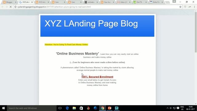 How To Create Landing Page & Sales Page + Surprise At The END OF VIDEO смотреть онлайн
