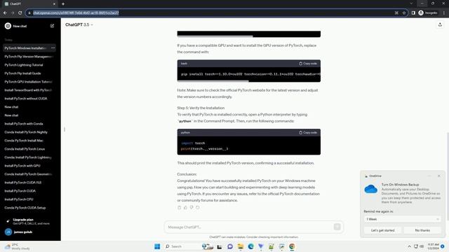 pip pytorch windows смотреть онлайн