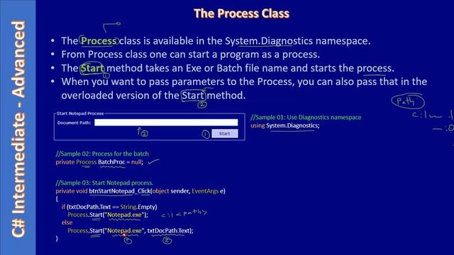 C# Spawn Process | Part 3 - Start Notepad Process | C# Advanced #201 смотреть онлайн