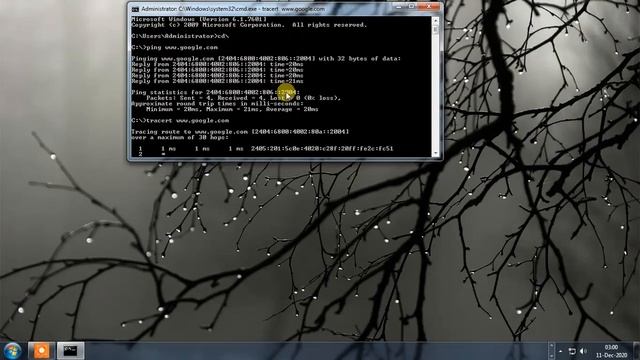 Web Link Trace Through Command Prompt смотреть онлайн