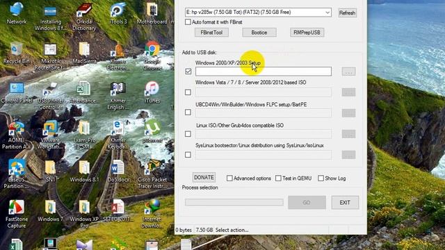 How to create Flash boot Windows XP Winsetup speak khmer смотреть онлайн