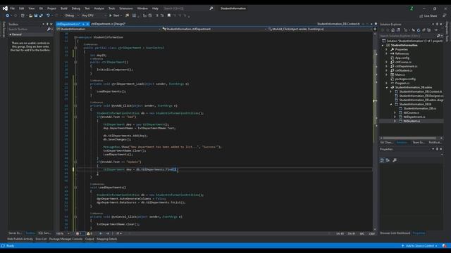 CRUD Operation using C# and Entity Framework for beginners Tagalog Part 5 (Update-Delete) смотреть онлайн