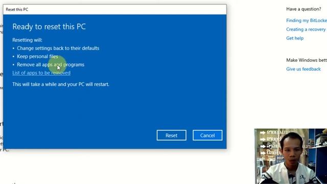 10:4 Reset this PC смотреть онлайн