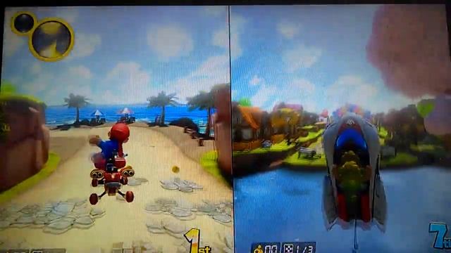 Mario Kart 8 Deluxe Gameplay: Mario VS Link!!! Race & Battle!!! смотреть онлайн