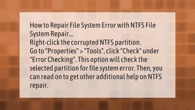 Why does my C drive says NTFS? смотреть онлайн