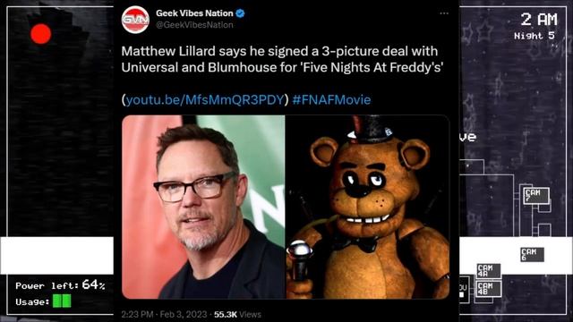 *NEW* 3 FNAF Movies COMING! - FNAF Movie News смотреть онлайн