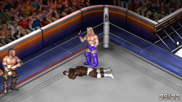 Вдвоём на одного. Слабаки! - Fire pro wrestling world смотреть онлайн