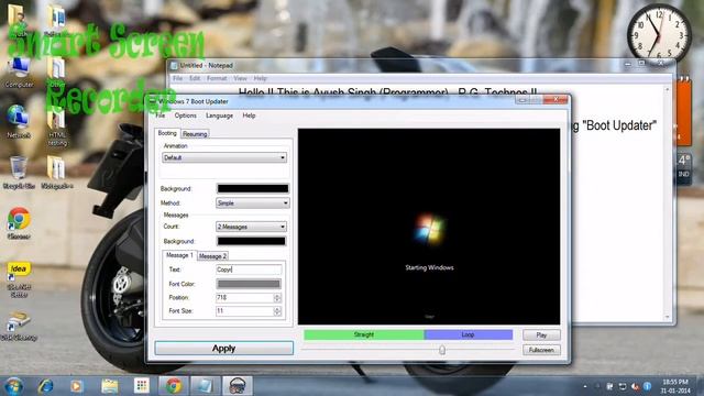 How to change windows 7 boot screen смотреть онлайн