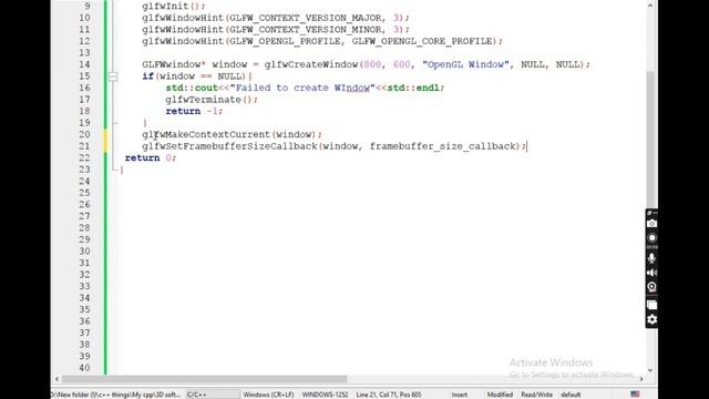Creating an Opengl Window Explained смотреть онлайн