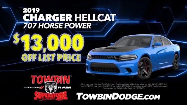 Towbin Dodge | 2019 Challenger Scat Pack 1320 $11,000 Off List Price смотреть онлайн