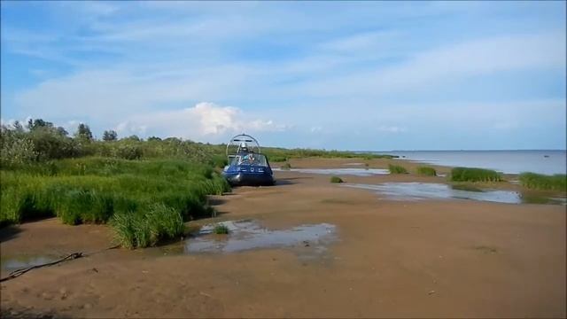 Испытания СВП Бриз 420 22S часть2 / Test Hovercraft Breeze 15.07.2014