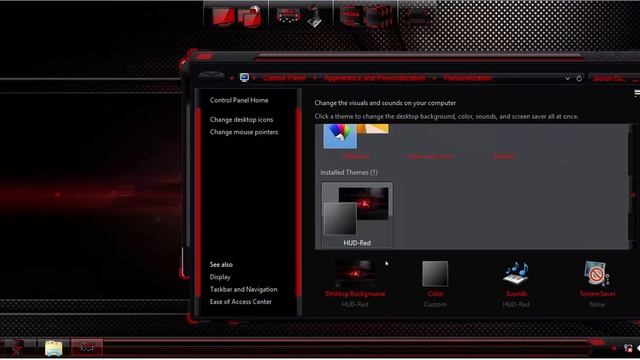 SkinPack HUD Red win8 смотреть онлайн