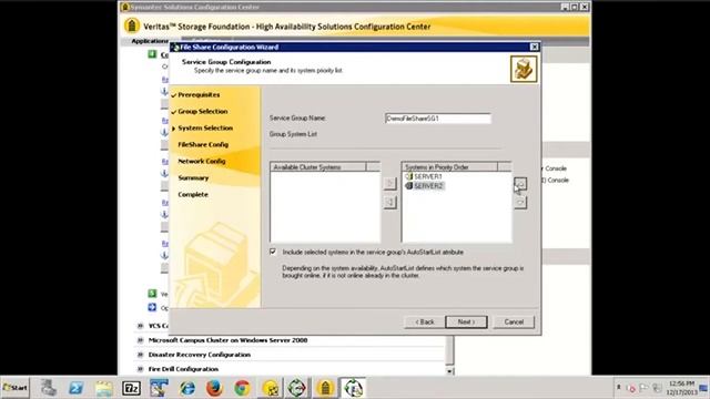 How to Configure a FileShare Service Group смотреть онлайн