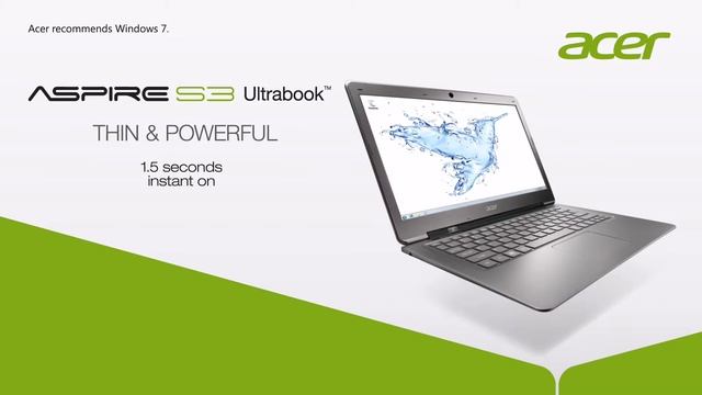 Acer Aspire S3 Ultrabook смотреть онлайн