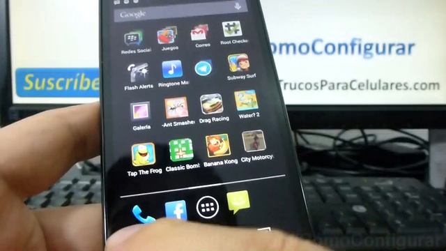 como cambiar los iconos de abajo Android KitKat Motorola moto g X T1032 comoconfigurar смотреть онлайн