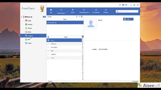 FoneTrans - How to Delete Multiple iPhone Contacts at One Time смотреть онлайн