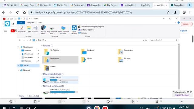 MS-DOS Mode for Windows 10 смотреть онлайн