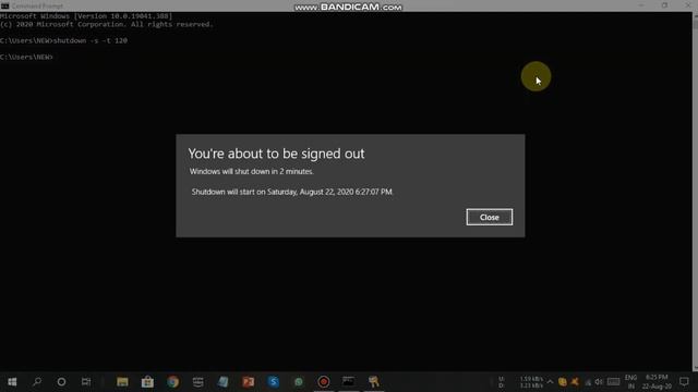CANCEL SHUTDOWN THROUGH CMD .👍👍 смотреть онлайн