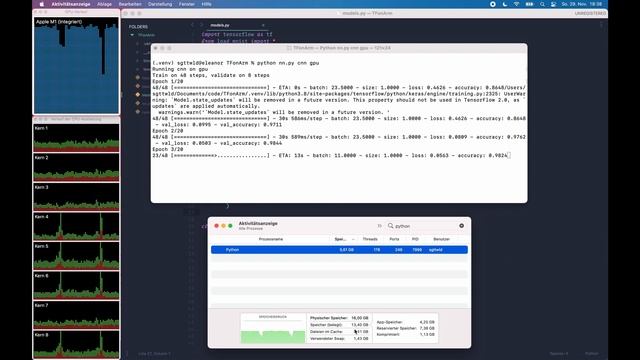 Machine Learning on the new M1 Macbook Air (beats CPU server with 112 cores) смотреть онлайн