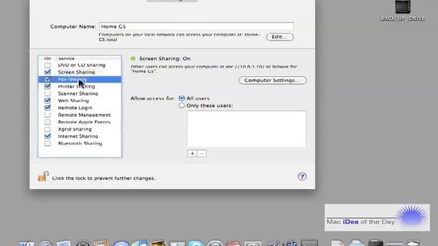 Time Machine Chapter 10 specifying users to access shared drive Mac OS 10.5-10.7 смотреть онлайн