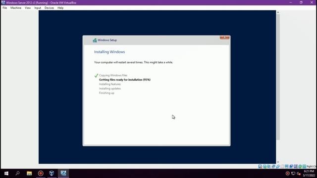 Install Windows Server 2012 R2 in Virtualbox смотреть онлайн