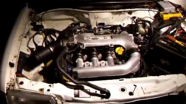 Astra 2.5 v6 X25XE First start engine смотреть онлайн