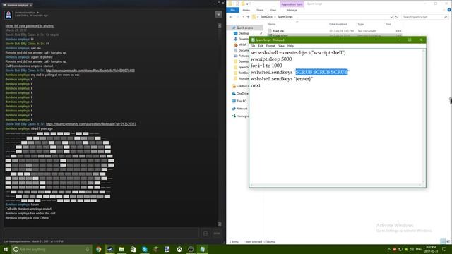 How to make a spam script! (Windows Only) смотреть онлайн