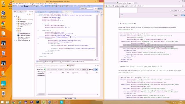 AdMob Android tutorial working (google play) смотреть онлайн