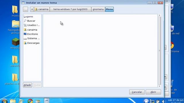 Tema de windows 7 FULL para canaima 3.0 y 3.1 parte 2 смотреть онлайн