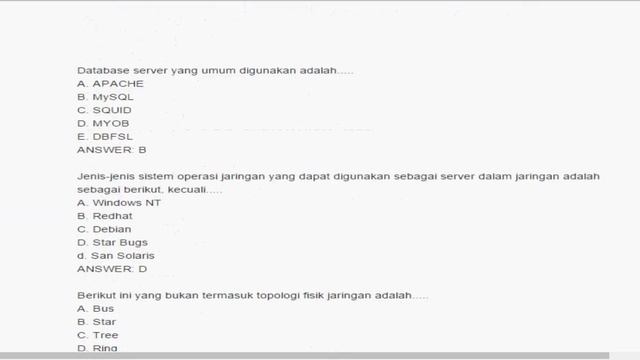 Latihan Ujian Nasional Teknik Komputer dan jaringan UN TKJ смотреть онлайн