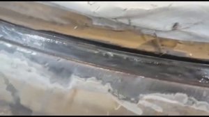 Volkswagen Transporter T4 Устранение ржавчины прогнивших сквозных дыр места крепления стекла