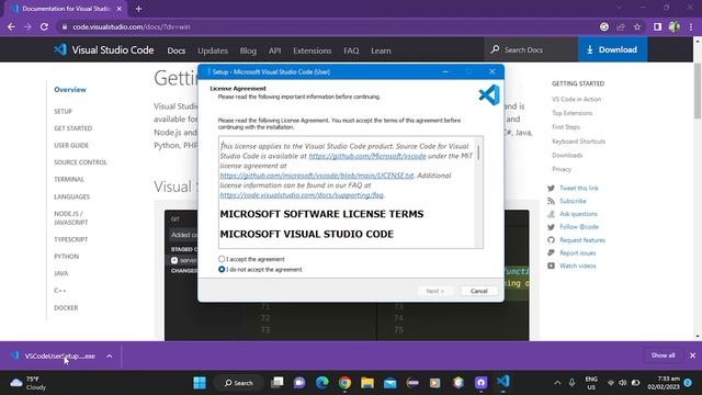 How to install Visual Studio Code (VSCode) on windows 11 смотреть онлайн