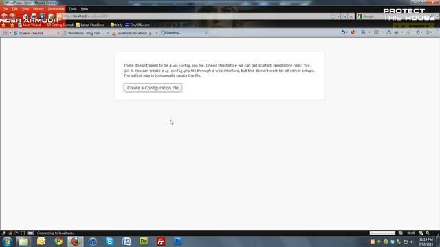 Installing WordPress 3.1 using XAMPP on Windows 7 смотреть онлайн