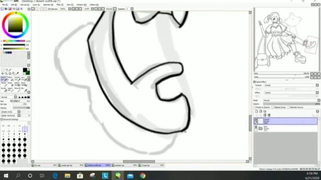 Working on art (not a speedpaint) -Paint Tool Sai смотреть онлайн