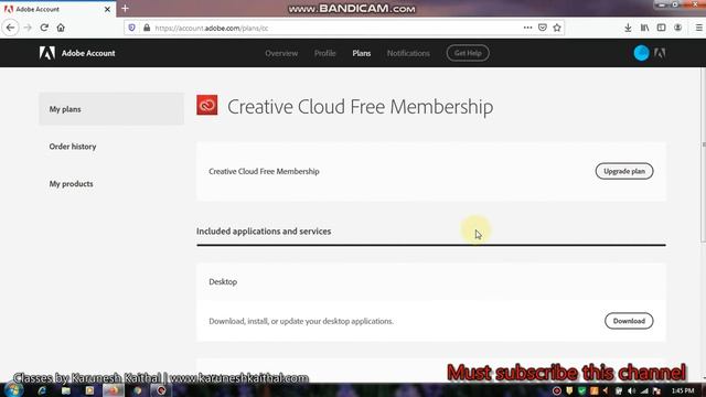 How to Create Adobe ID | Adobe Creative Cloud Class 01 | by : Karunesh Kaithal смотреть онлайн