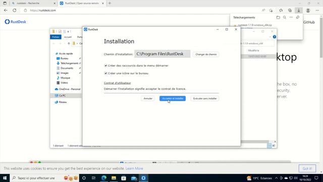 Site Assistance-informatique.online - Installer Rustdesk sur Windows смотреть онлайн