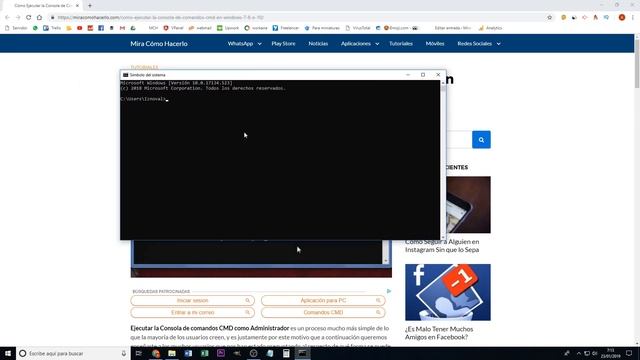 Cómo Ejecutar la Consola de Comandos CMD en Windows 7, 8 o 10 смотреть онлайн