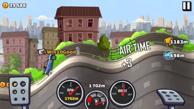 Hill Climb Racing 2 2017.11.26 Gameplay - Rally Car's City Adventure (New Record 3,741m) (1080p FHD смотреть онлайн
