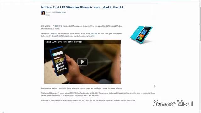Nokia s First LTE Windows Phone is Here смотреть онлайн