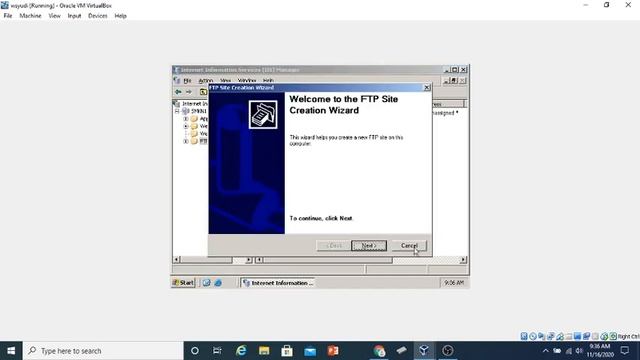 FTP SERVER part 1 di windows server 2003 смотреть онлайн