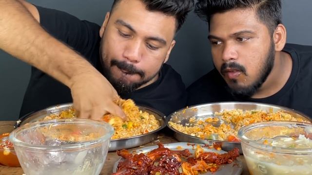 CHICKEN POT RICE WITH APPLE CHICKEN & POT GRAVY MUKBANG | SPICY CHINESE FOOD MUKBANG (Ep-390) смотреть онлайн