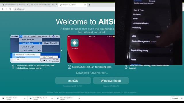 How to Install Altstore/Kinda | Uncover | смотреть онлайн