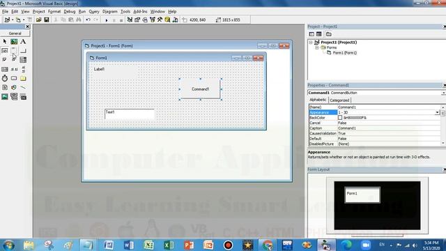 VB 6.0 Introduction | Hardware Requirement | Creating Project | Windows Forms | Hindi | Urdu смотреть онлайн