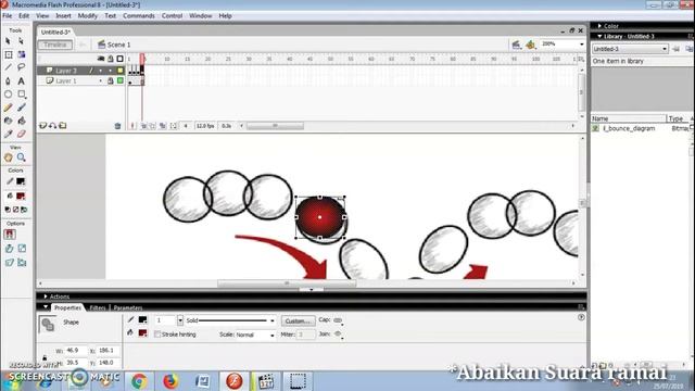 Bouncing Ball Tutorial - Macromedia Flash 8 смотреть онлайн