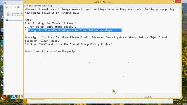 Windows Firewall can't change some of your Settings because they are controlled by Group Policy. смотреть онлайн